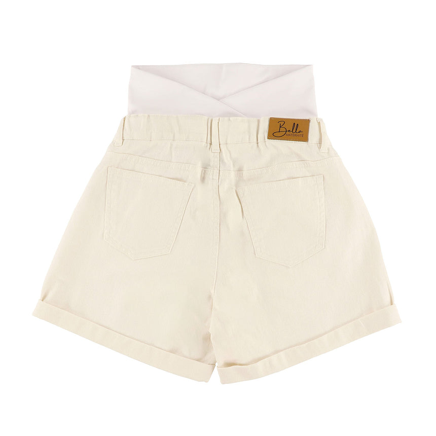 Short Maternité Denim Ivoire-Bella Maternite-BEA-1268862C-CLÉMENT
