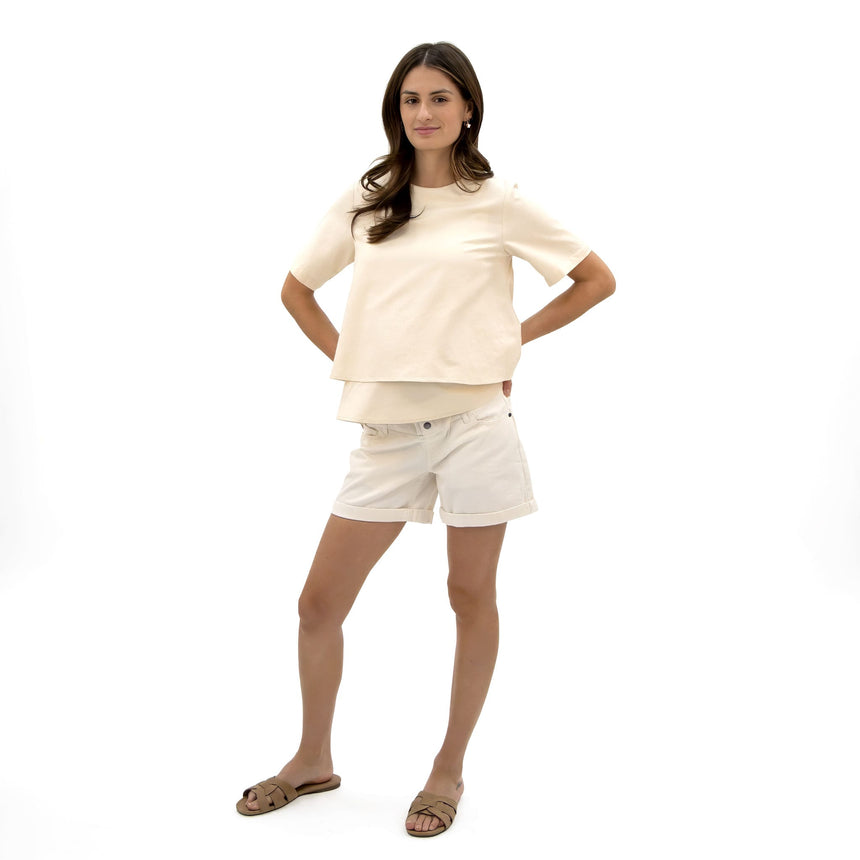 Short Maternité Denim Ivoire-Bella Maternite-BEA-1268862C-CLÉMENT