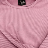 Robe Côtelée Noeud Rose-Bella Maternite-BEA-1268878C-ROS-CLÉMENT