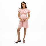 Robe Maternité Rose-Bella Maternite-BEA-1268882C-ROS-CLÉMENT