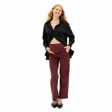 Pantalon Classique Maternité Bordeau-Bella Maternite-BEA-2258977C-BOR-CLÉMENT