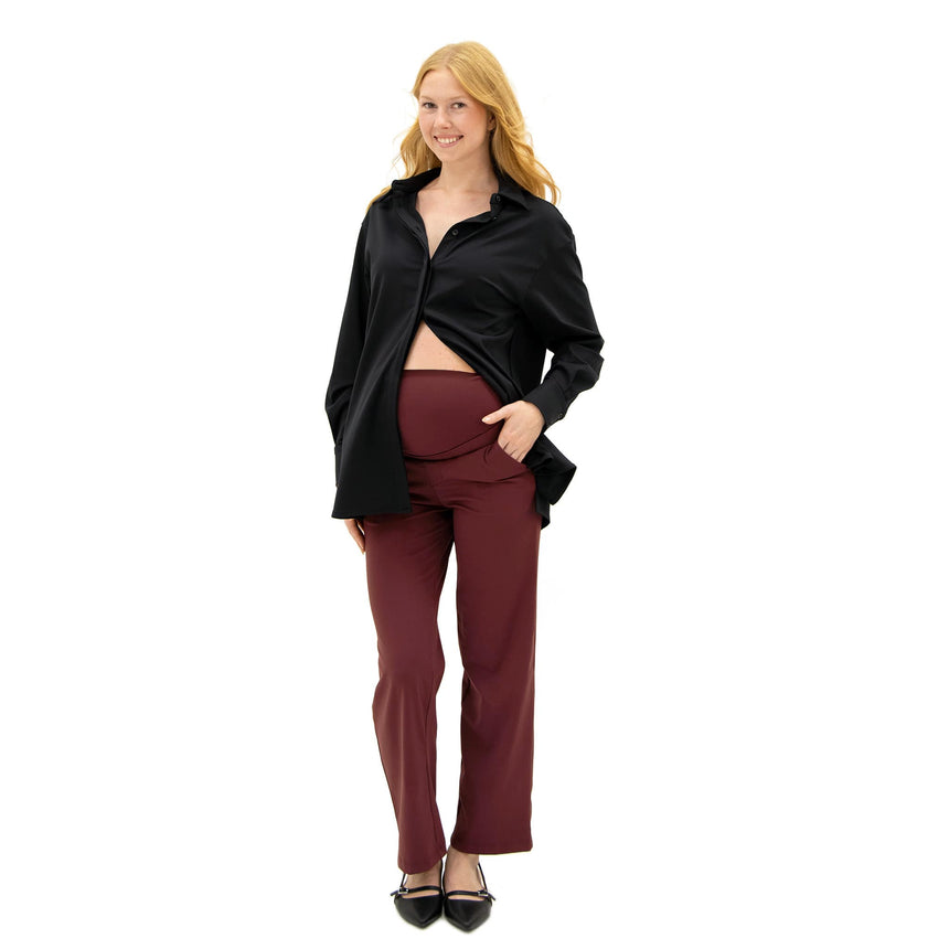 Chemise Classique Maternité-Bella Maternite-BEA-2258978C-NOI-CLÉMENT