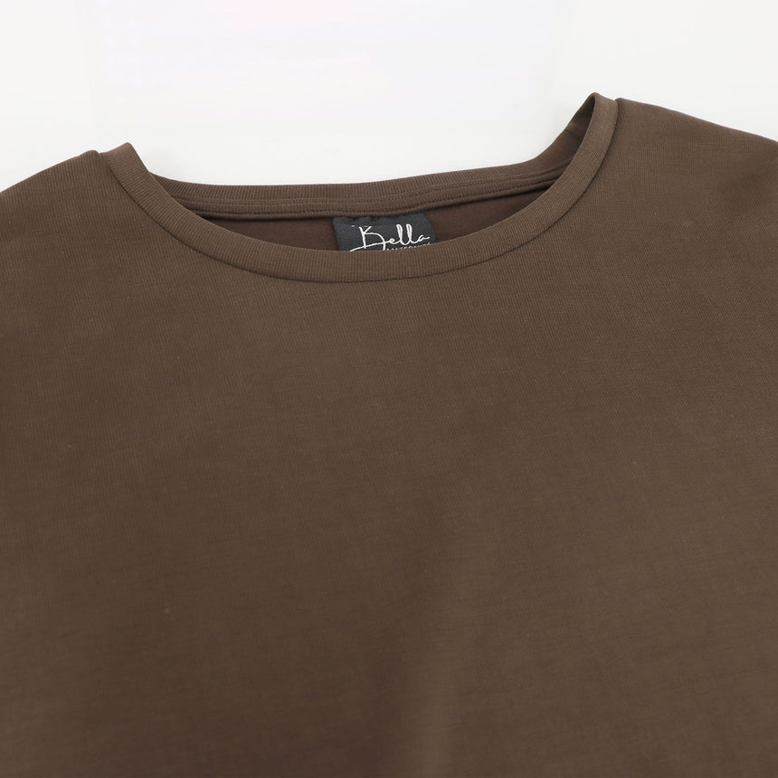 T-shirt Allaitement Confort-Bella Maternite-BEA-2268055C-BRU-CLÉMENT