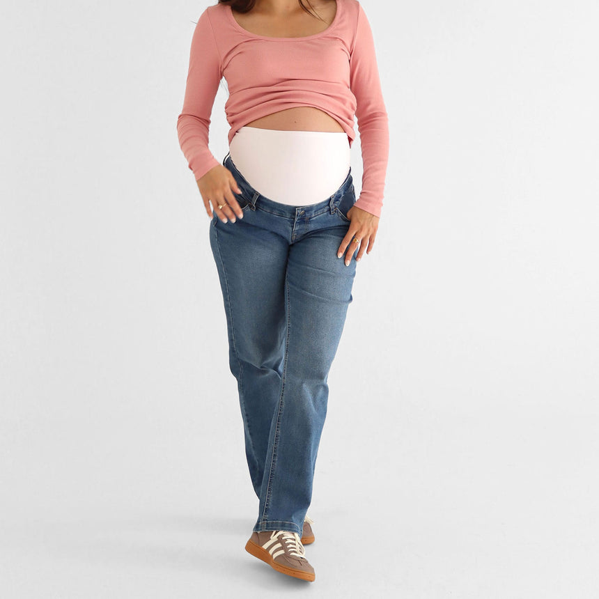 Jeans Maternité Denim-Bella Maternite-BEA-2268058C-DEN-CLÉMENT