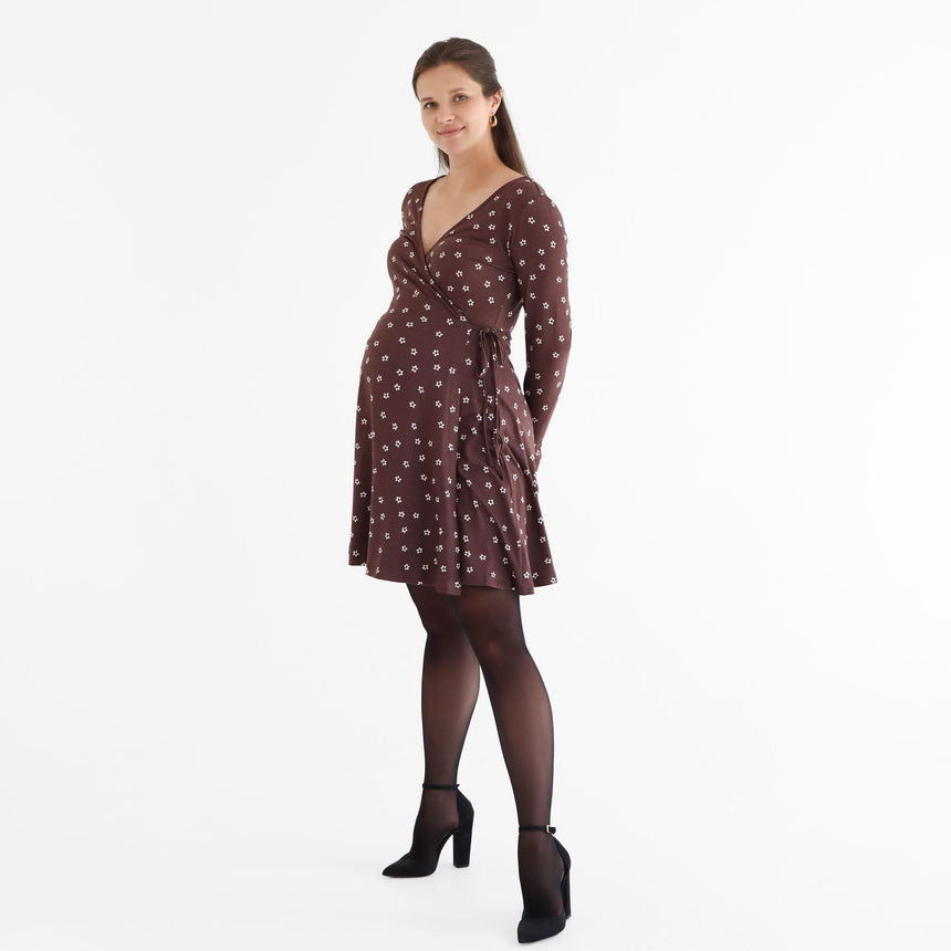 Robe Maternité Imprimé Floral-Bella Maternite-BEA-2268061C-CLÉMENT