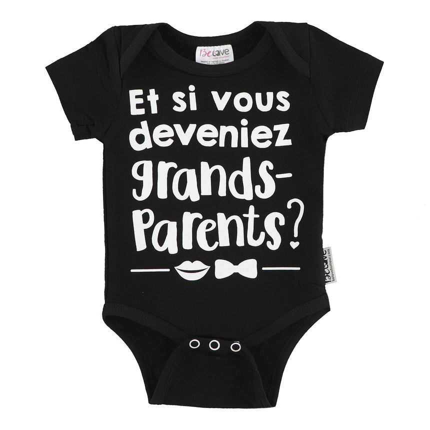 Cache-couche Grand-Parents 3-12mois-Bedaine Love-Noir-3-6 m-BEL-CC-N-37-CLÉMENT