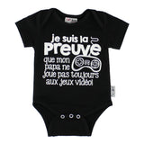 Cache-Couche Jeux Vidéo 3-12mois-Bedaine Love-Noir-3-6 m-BEL-CC-N-40-CLÉMENT