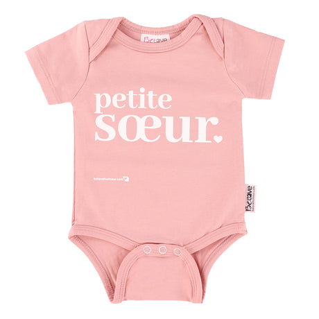 Cache-Couche Petite Soeur 0-12mois-Bedaine Love-Rose-0-3 m-BEL-CC-RO-VR-CLÉMENT