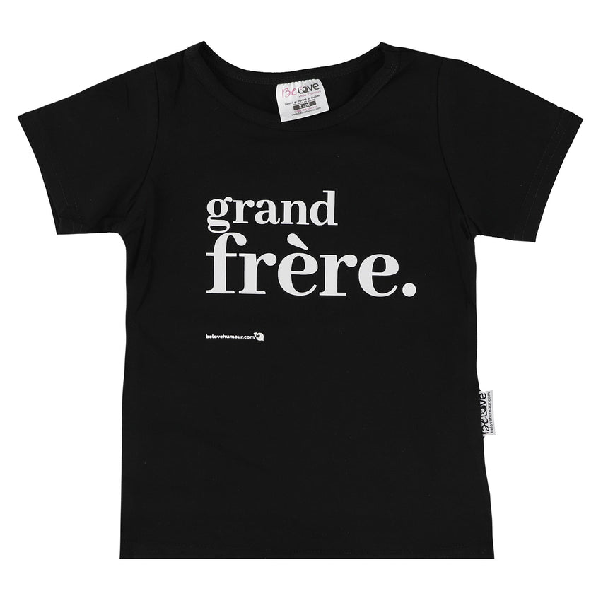 T-shirt Grand Frère 2-4ans-Bedaine Love-BEL-TS-RO-N-2-CLÉMENT