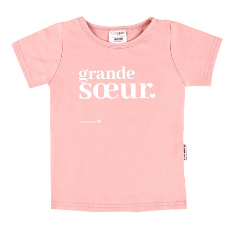 T-shirt Grande Soeur 2-4ans-Bedaine Love-Rose-2T-BEL-TS-RO-VR-2-CLÉMENT