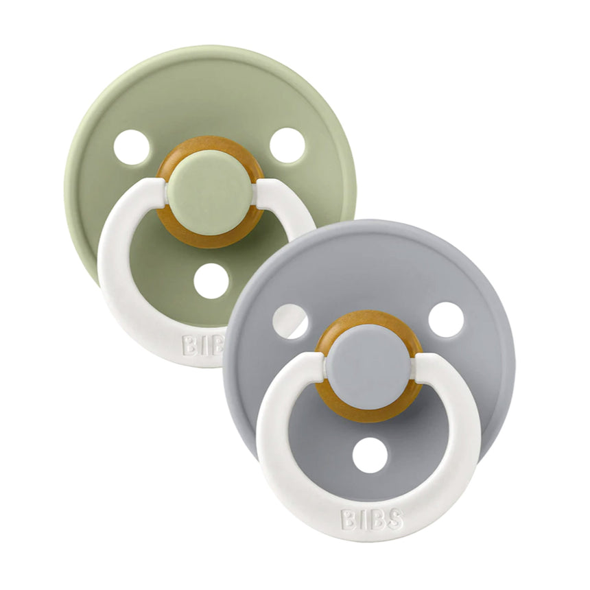 Suce Bibs(2) 0-6mois - Glow Sauge (Grandeur 1)-Bibs-BIS-110267-CLÉMENT