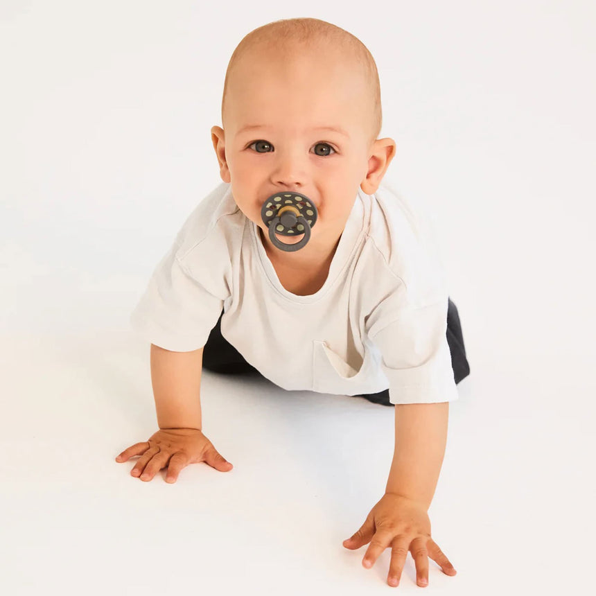 Suce Bibs (2) 0-6mois - Pois Sauge (Grandeur 1)-Bibs-BIS-11034105-CLÉMENT