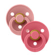 Suce Bibs (2) 0-6mois - Rose / Corail (Grandeur 1)-Bibs-BIS-110446-CLÉMENT