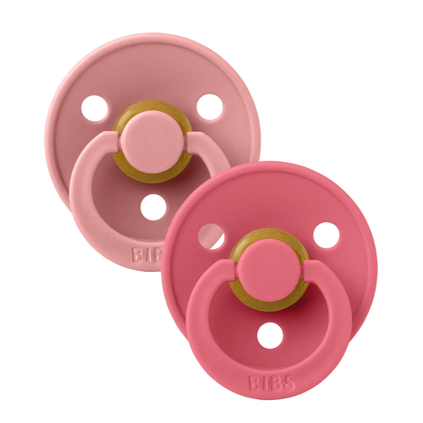 Suce Bibs (2) 0-6mois - Rose / Corail (Grandeur 1)-Bibs-BIS-110446-CLÉMENT