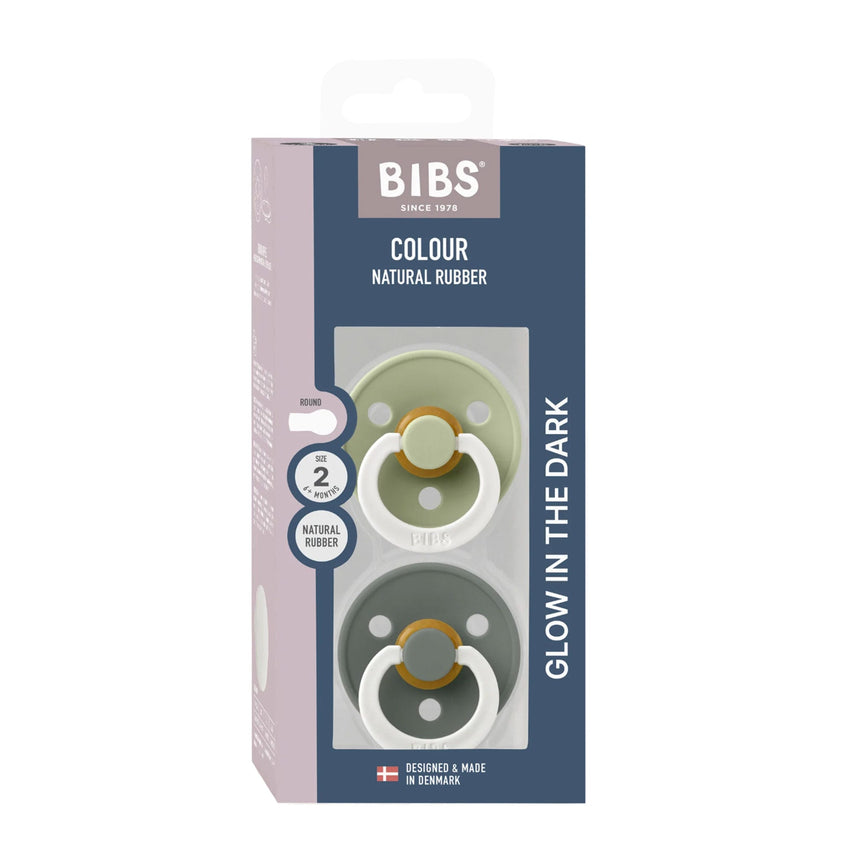 Suce BIBS (2) 6-18mois - Glow Sauge / Pin (Grandeur 2)-Bibs-BIS-120479-CLÉMENT
