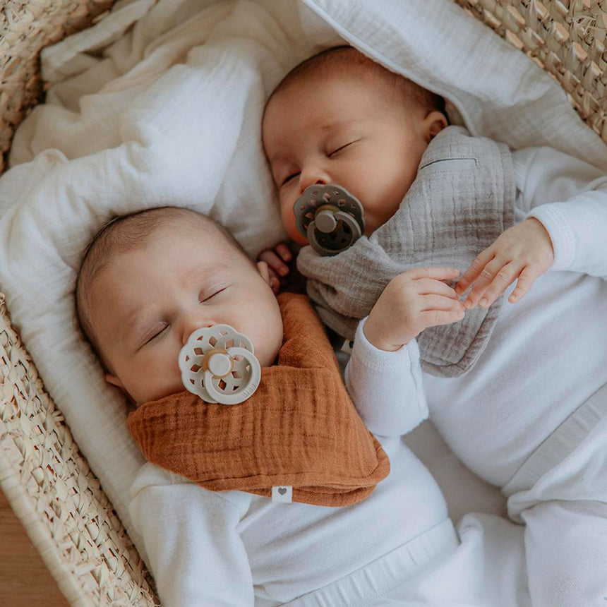 Suce Bohème (2) 6-18m - Ivoire Rose (Grandeur 2)-Bibs-BIS-240107-CLÉMENT