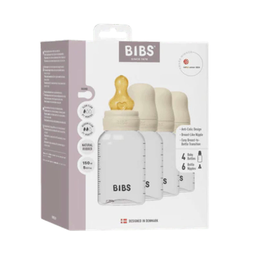 Bouteilles(4)150 Ml Latex - Ivoire-Bibs-BIS-5024216-CLÉMENT