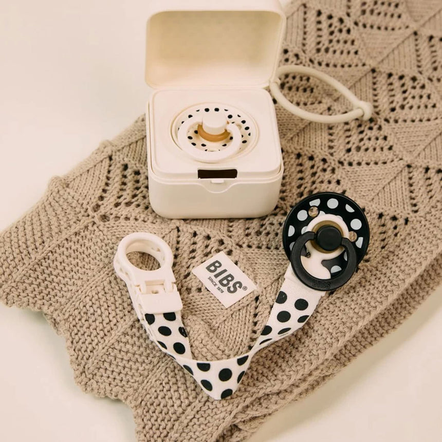 Ensemble Cadeaux Pois Noir/Blanc (Grandeur 2)-Bibs-BIS-7500147-CLÉMENT