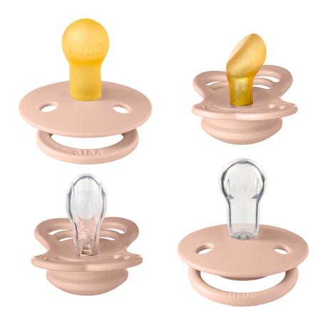 Ensemble de 4 Suce 0-6mois Collection Try-it BIBS - Rose Blush (Grandeur 1)-Bibs-BIS-91341-CLÉMENT