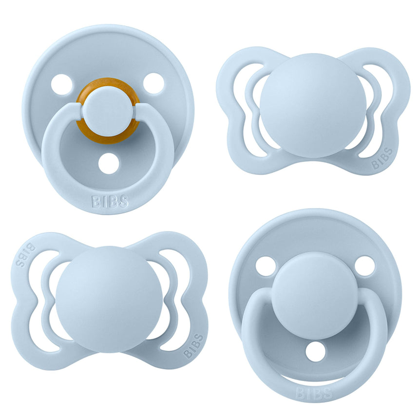 Ensemble de 4 Suce 0-6mois Collection Try-it BIBS - Bleu (Grandeur 1)-Bibs-BIS-91342-CLÉMENT