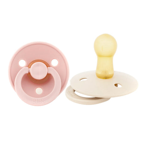 Suce Bibs (6) 0-6mois - Ivoire / Rose (Grandeur 1)-Bibs-BIS-110256-CLÉMENT