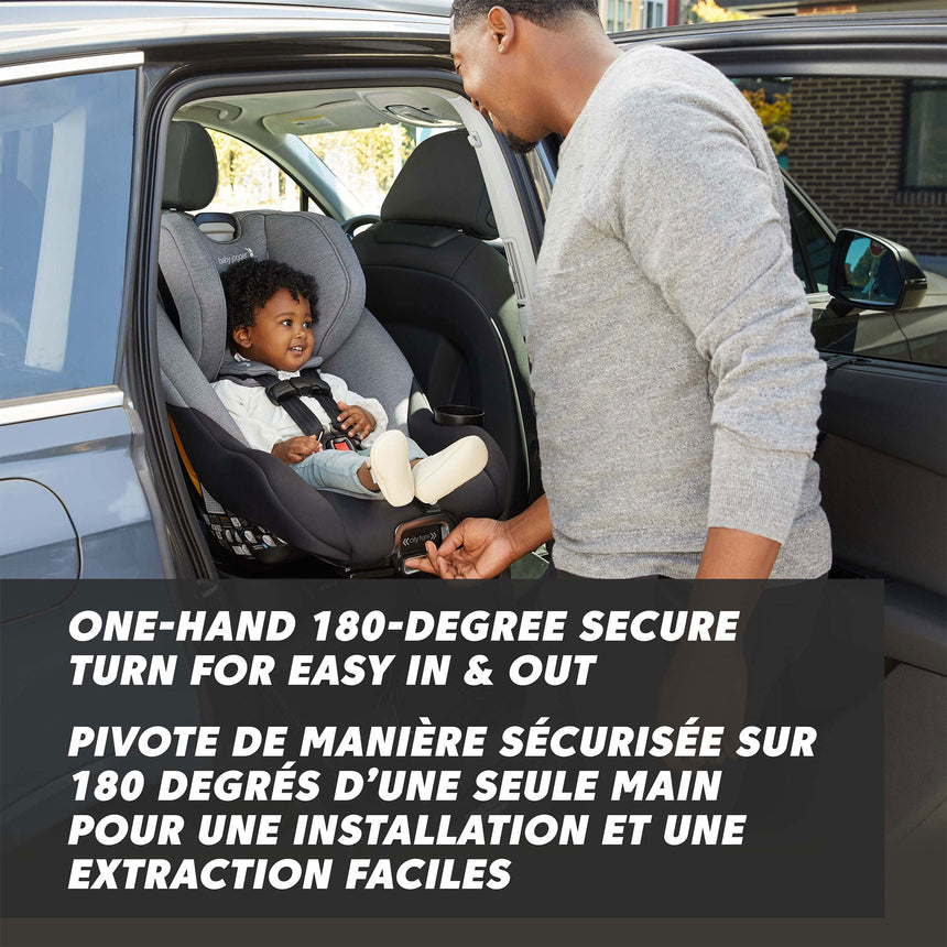 Siège d'Auto City Turn™ Rotating Convertible 4-65lb - Onyx Noir-Baby Jogger-BJO-2202884-CLÉMENT