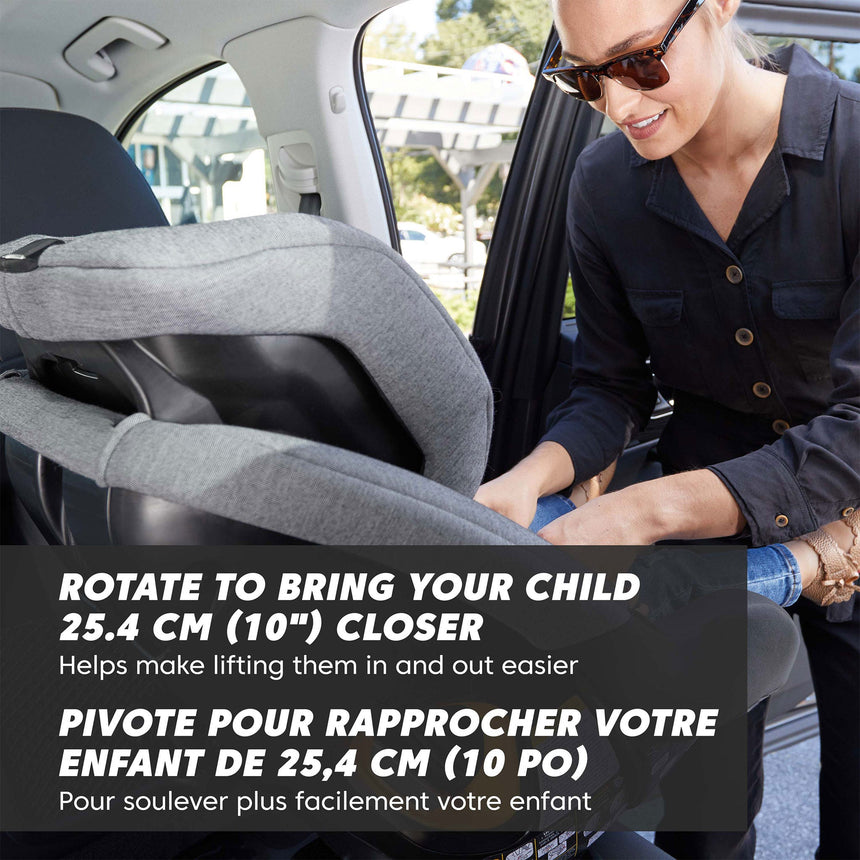 Siège d'Auto City Turn™ Rotating Convertible 4-65lb - Onyx Noir-Baby Jogger-BJO-2202884-CLÉMENT