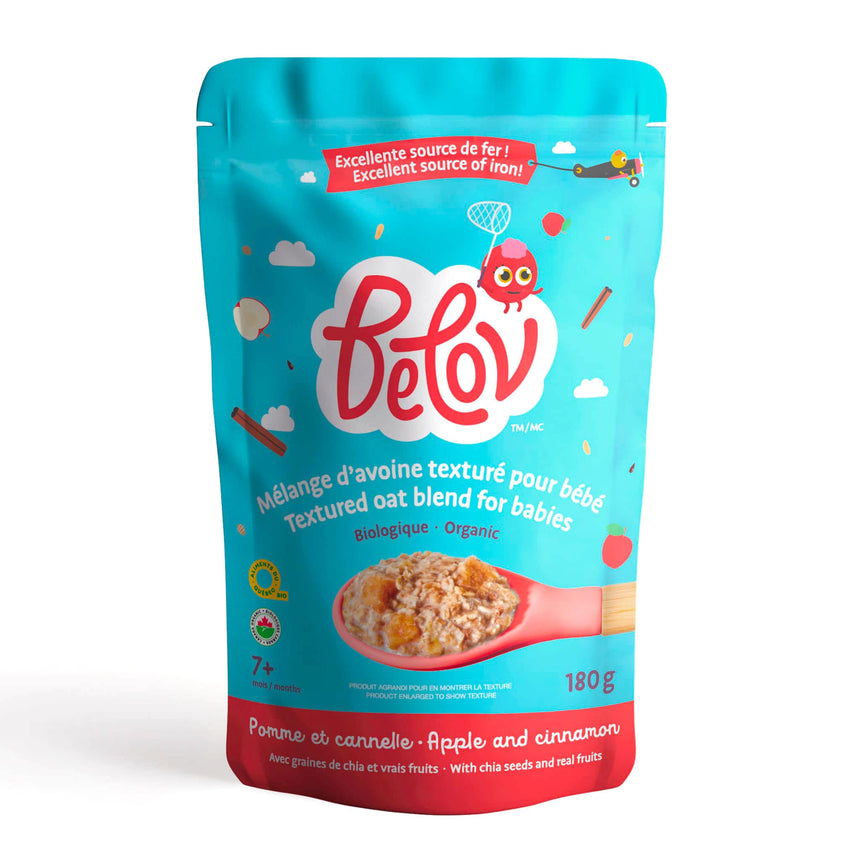 Céréales Mélange Pomme et Cannelle 180g-Belov-BLO-POMMECANNE-CLÉMENT