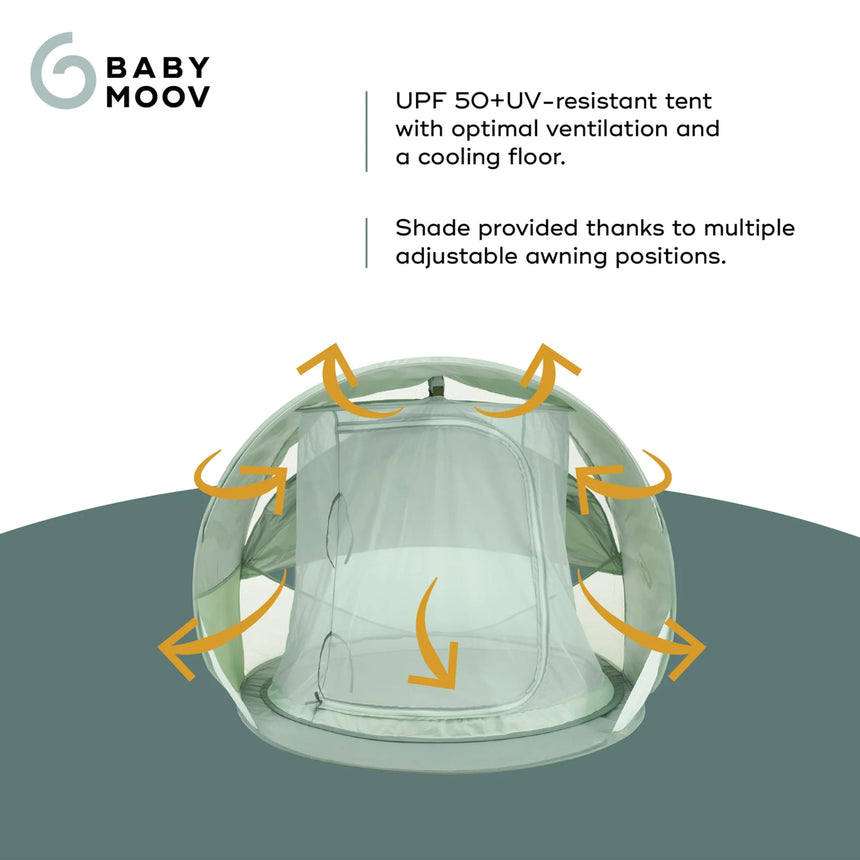 Tente de plage Rafraîchissante et Anti-UV Moov & Protect-Babymoov-BMV-A038219-US-CLÉMENT
