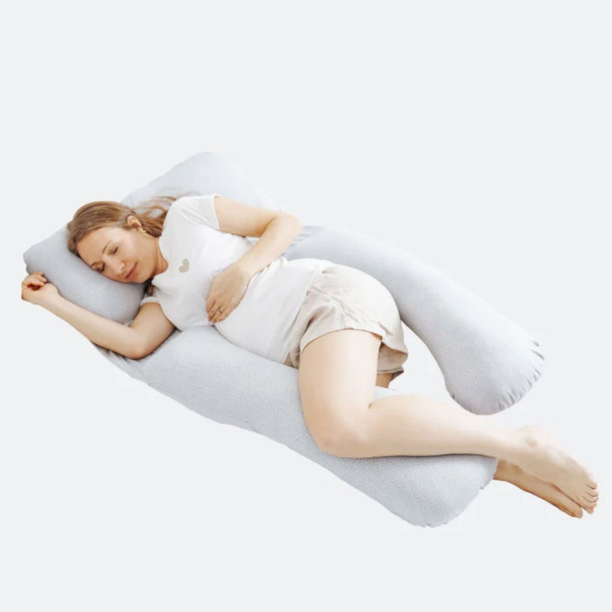 Coussin d'Allaitement & de Grossesse Grand Format - B.Love XXL Gris-Babymoov-BMV-A062037-CLÉMENT