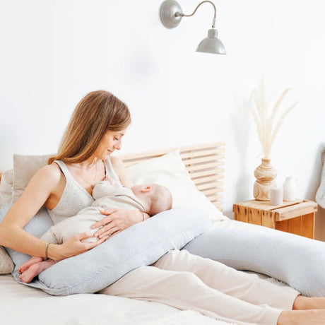Coussin d'Allaitement & de Grossesse Grand Format - B.Love XXL Gris-Babymoov-BMV-A062037-CLÉMENT