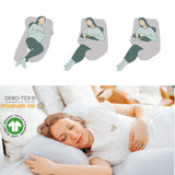 Coussin d'Allaitement & de Grossesse Grand Format - B.Love XXL Gris-Babymoov-BMV-A062037-CLÉMENT