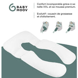 Coussin d'Allaitement & de Grossesse Grand Format - B.Love XXL Gris-Babymoov-BMV-A062037-CLÉMENT