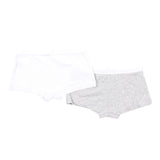 Boxers (2) Fille Nano 6-16ans-Nano-Blanc-6-7-BOS-BBXF02-CLÉMENT