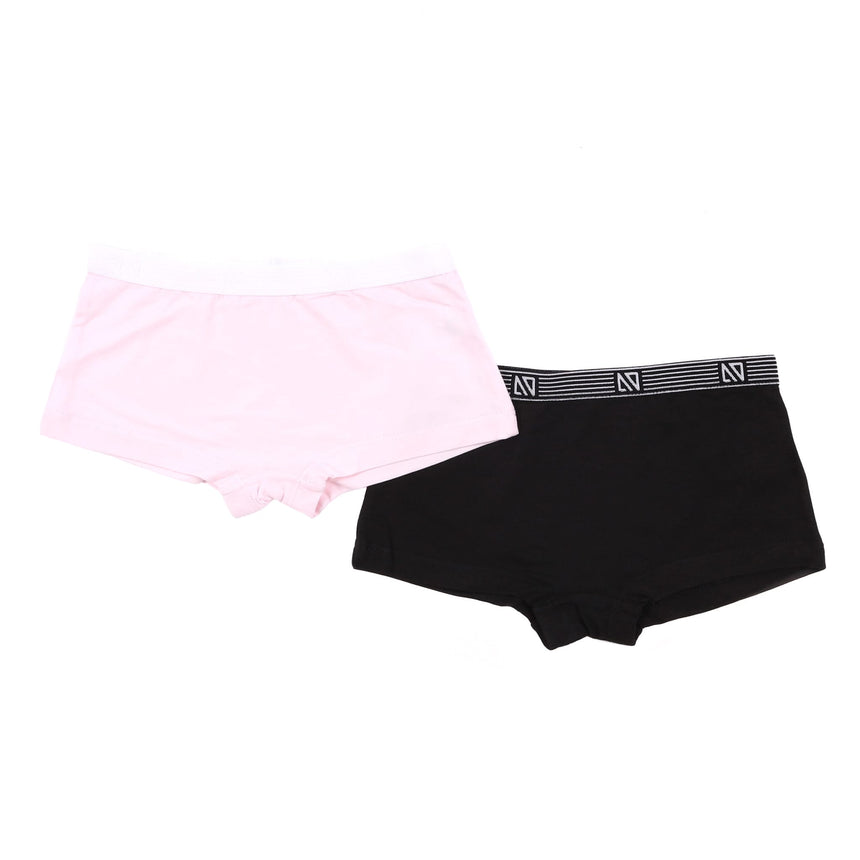 Boxers (2) Fille Nano 6-16ans-Nano-Rose-6-7-BOS-BBXF02-CLÉMENT