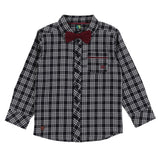 Chemise Carreaux Noir Chic 2-12ans-Nano-Noir-2-BOS-F2525-07-CLÉMENT