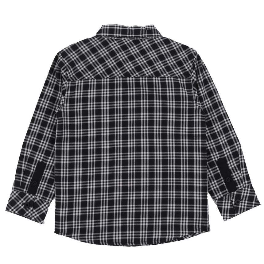 Chemise Carreaux Noir Chic 2-12ans-Nano-BOS-F2525-07-CLÉMENT