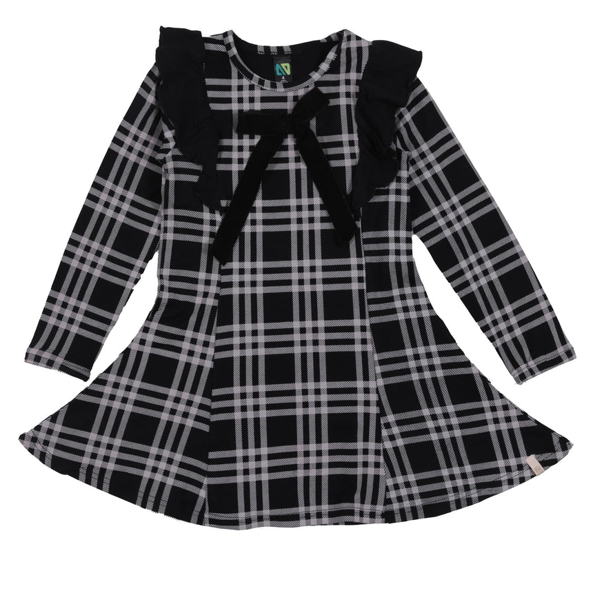 Robe Carreaux Boucle D'or 2-12ans-Nano-Noir-2-BOS-F2530-07-CLÉMENT
