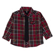 Chemise Carreaux Chic 6-24mois-Nano-Rouge-3 m-BOS-F2575-05-CLÉMENT