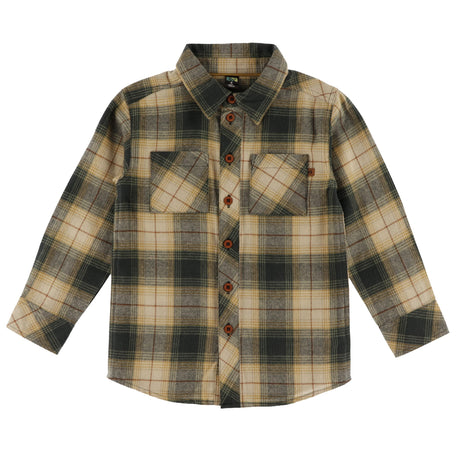 Chemise Carreaux Gaz 2-12ans-Nano-Forêt-2-BOS-F2601-01-CLÉMENT