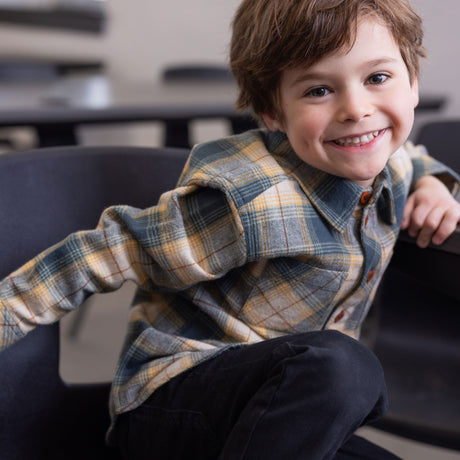 Chemise Carreaux Gaz 2-12ans-Nano-BOS-F2601-01-CLÉMENT