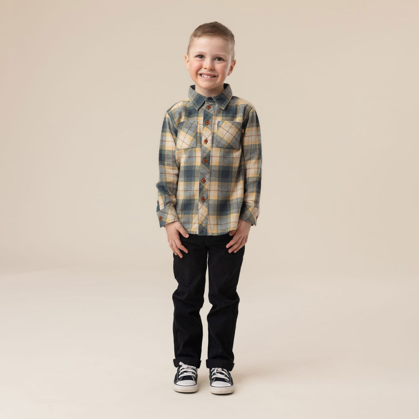 Chemise Carreaux Gaz 2-12ans-Nano-BOS-F2601-01-CLÉMENT