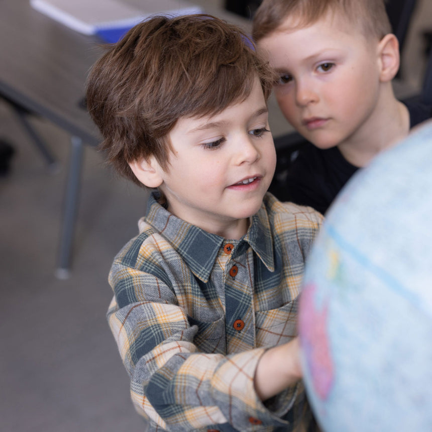 Chemise Carreaux Gaz 2-12ans-Nano-BOS-F2601-01-CLÉMENT