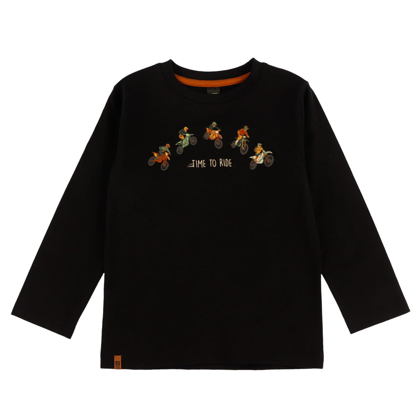 T-shirt Plein Gaz 2-12ans-Nano-Noir-2-BOS-F2601-05-CLÉMENT