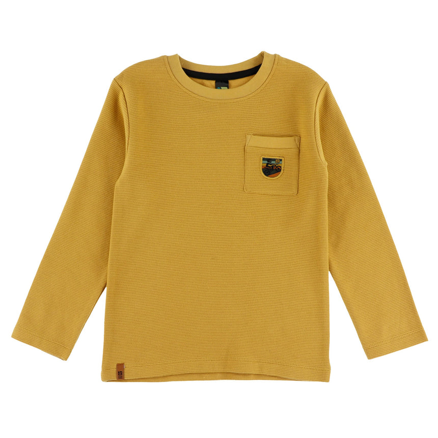 T-shirt Poche Plein Gaz 2-12ans-Nano-Jaune-2-BOS-F2601-10-CLÉMENT