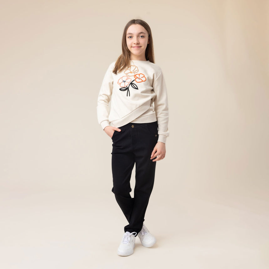 Gilet Ouaté Fleurs 2-12ans-Nano-BOS-F2602-10-CLÉMENT