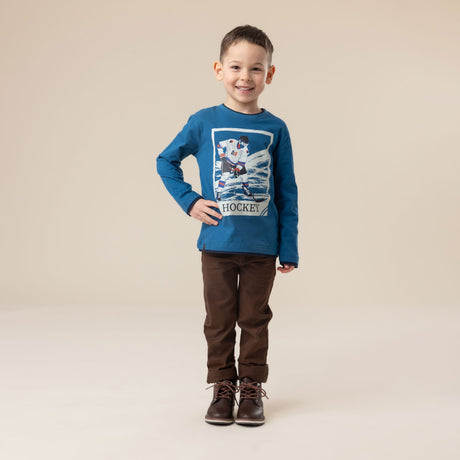 T-shirt Hockey Sportif 2-12ans-Nano-BOS-F2603-02-CLÉMENT