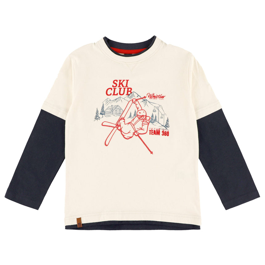 T-shirt Fooler Sportif 2-12ans-Nano-Ivoire-2-BOS-F2603-05-CLÉMENT