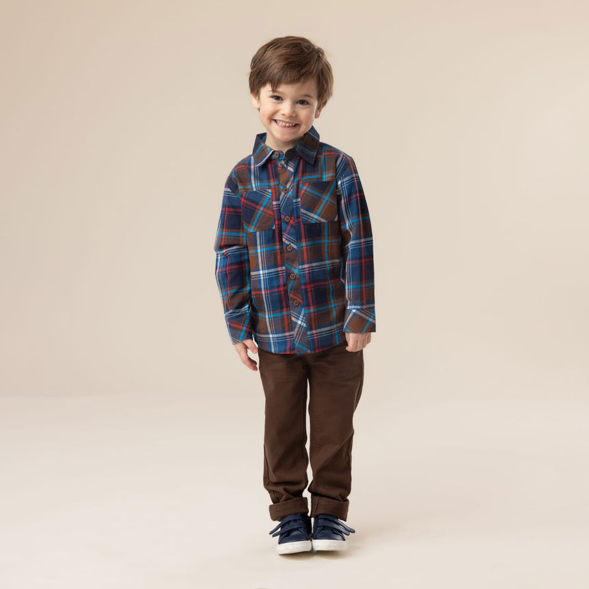 Chemise Carreaux Sportif 2-12ans-Nano-BOS-F2603-07-CLÉMENT