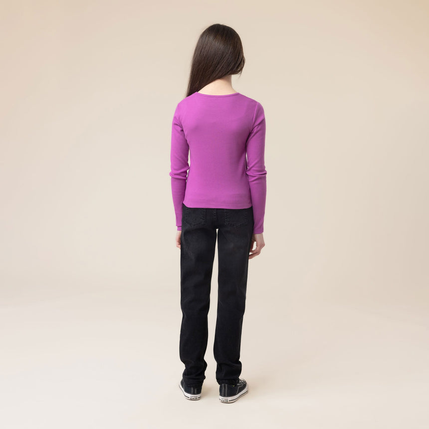 T-shirt Mauve Journée 2-12ans-Nano-BOS-F2604-08-CLÉMENT